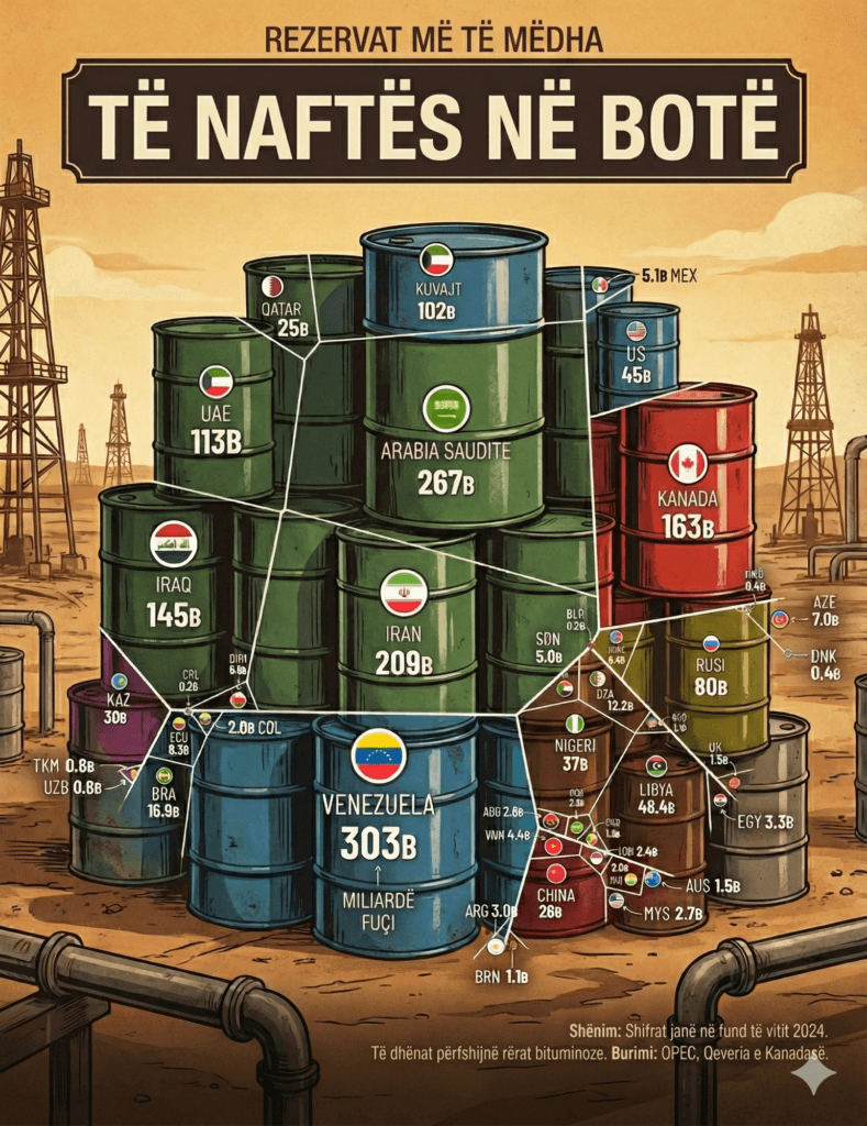 img_4599-789x1024 Harta Globale e "Arit të Zi": Venezuela në Fronin e Naftës dhe Hija e Maduros mbi 303 Miliardë Fuçi